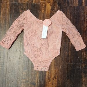 Bailey Blossoms lace leotard